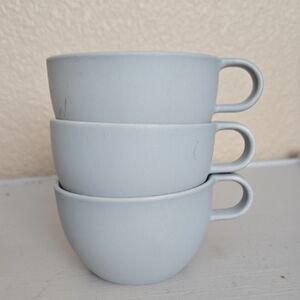 Nespresso Gray Ceramic Coffee Cups